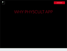 Tablet Screenshot of physcult.com